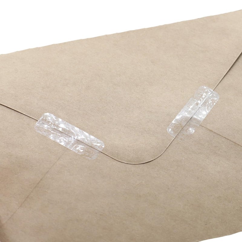 InStockLabels.com Small Ultra Clear Label Wafer Seals 0.5 x 1.5 Inch 500 Adhesive Stickers - Image 3